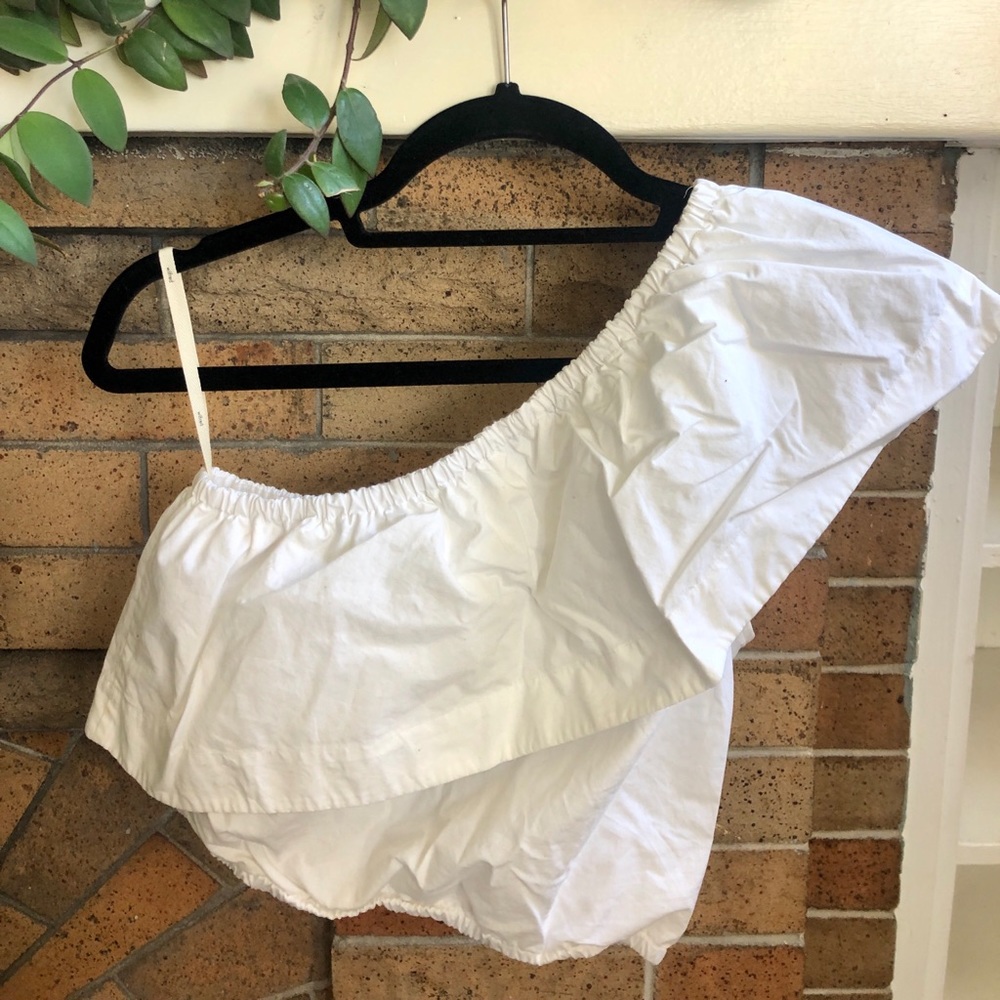 Aritzia One Shoulder Blouse